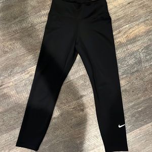 womens black nike leggings size small